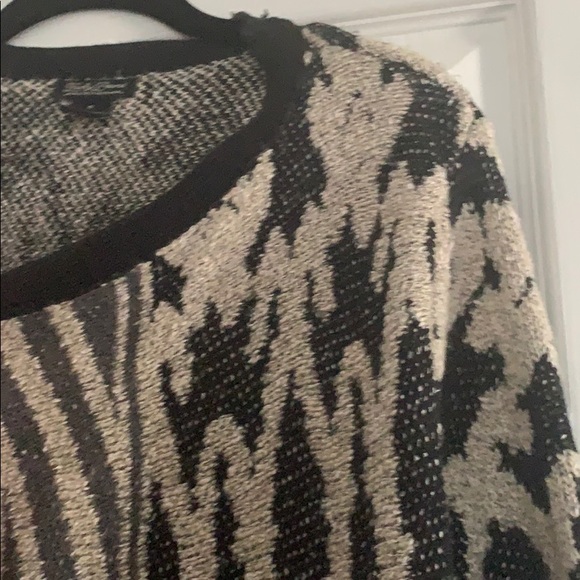 Lucky Brand Patterned Duster Sweater Sz Small - Picture 4 of 6